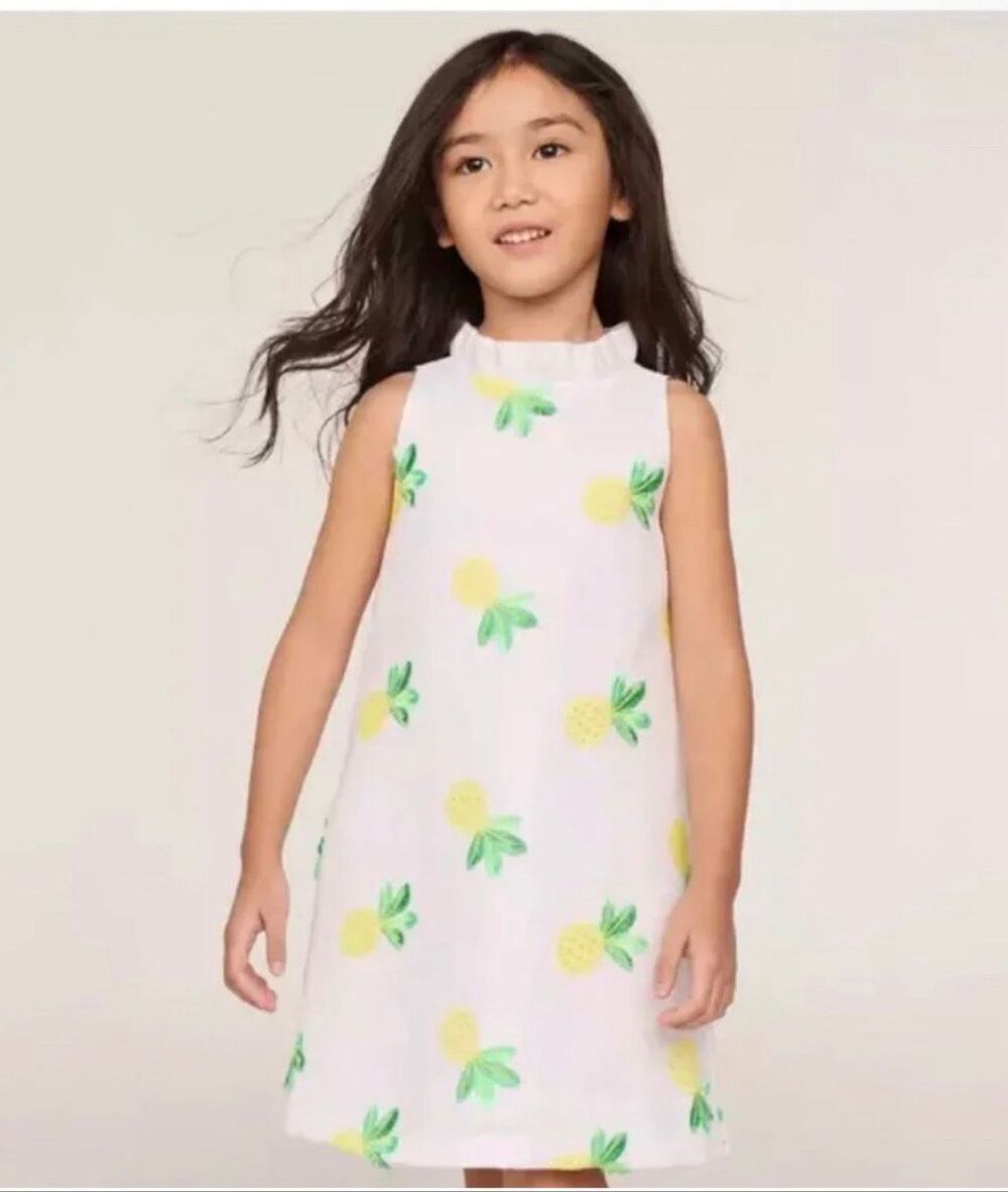 Janie and Jack the pineapple grove Embroidered dress 5